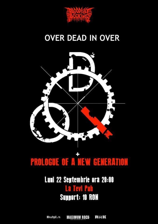 Concert Over Dead In Over si Prologue Of A New Generation in Cluj-Napoca